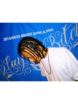 クレイジービッチ(CLAY G BITCH) 【￥ASK】DJ106 郡山 仙台 ブレイズ 仙台エクステ 編み込み