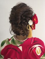 エヌドット 高井田(n.)&nbsp;ねじり編み込み×卒業ヘアセット