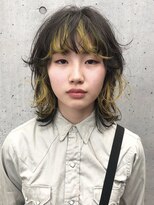 ノラ ヘアーサロン(NORA HAIR SALON) 【小杉拓馬】ウルフカット&インナーカラー
