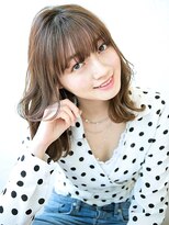 ヘアメイク フレンシア(hair make flencia) 波巻きセミディ