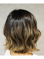 ヘアサロンエムフィス 池袋東口(HAIR SALON M Fe's)&nbsp;外ハネボブ/アッシュブラウン/ネオウルフ/デザインカラー