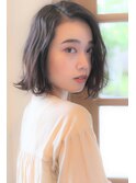 切りっぱなしボブ