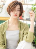 アシンメトリーバレイヤージュ前下がりボブb浦和20代30代40代