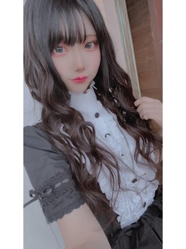 エデン ミュージアム(EDeN MUSEUM) #プルエクステ#地毛風カラー #透明感暗髪カラー