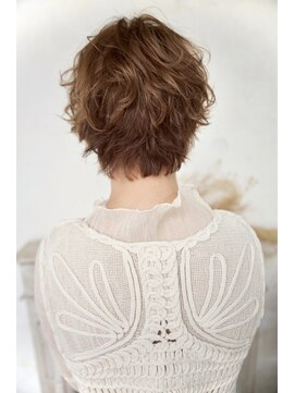 クレドガーデン 西新井店(CRED GARDEN) 大人可愛いヌーディベージュショートボブくびれショート西新井w