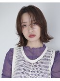 シースルーバングでエアリーに 大人ミディアムヘア