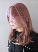 エモージュベビーピンクミルクティーピンク美髪_ba482731