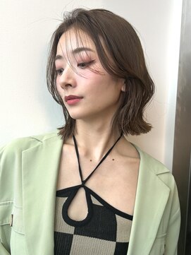 ロンド 表参道店(Lond) ボブ 切りっぱなしボブ 韓国ボブ くびれボブ タッセルボブ