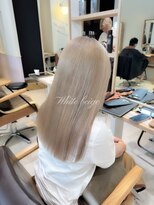 ヘアーメイクブランニュー セントラル 西大寺店(hair make Brand new central)&nbsp;ブリーチ2回～！ホワイトベージュ◎