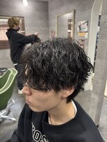 ミオ(Mio)&nbsp;滋賀/南草津/メンズ美容室/波巻きツイストスパイラルパーマ