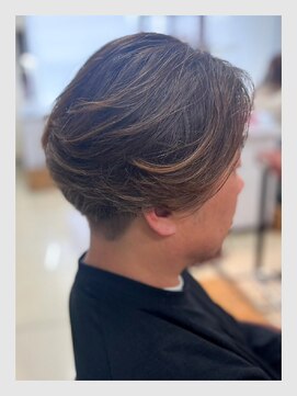 クリアオム 春日部(CLEAR homme) おしゃれな大人のビジネスショートスタイル センターパート