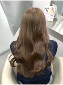 育てるワンカラー透明感カラー　オリーブベージュ