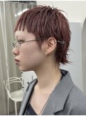 【arteHAIR】ショートウルフ/マレットヘア/ハイトーンピンク