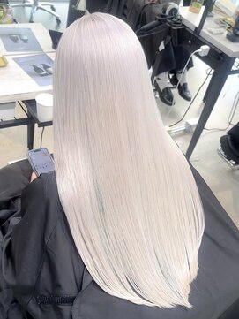 ロイス 神宮前(ROIS) ミルクティーベージュ/ダブルカラー/ケアブリーチ/ハイトーン