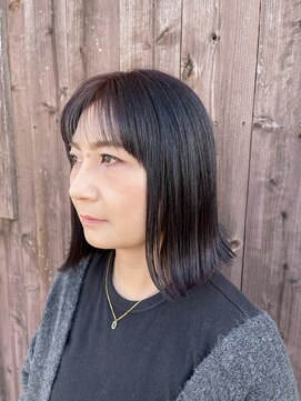 レディバグ(Ladybug) 切りっぱなし肩上ボブ