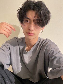 アヴァンスクロス あべのルシアス店(AVANCE. CROSS)の写真/《メンズ》スペシャリストが理想のstyleをご提案!時短でスタイリングしやすい無造作パーマも人気◎[天王寺]