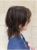 ミディアムパーマ ウルフパーマ ニュアンスパーマ