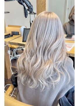 ラグーン(LAGOON) ホワイトミルクティーベージュ/バレイヤージュ/ケアブリーチ