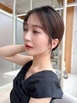 アフロート ディル(AFLOAT D'L)&nbsp;顔周りの似合わせカットとダークアッシュカラーが可愛い