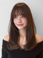 ステイゴールド(STAYGOLD)&nbsp;ダークブラウン シースルーバング 顔周りレイヤー 髪質改善 艶髪