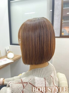 ヘアーアートシフォン 池袋西口店(Hair art chiffon) ダークパープル/ナチュラルショート/白髪ぼかし/縮毛矯正/池袋