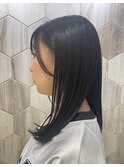 高校生カット/ロングヘア/ストレートヘア/触覚