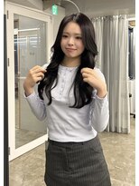 コエ(koe')&nbsp;くびれロングレイヤー × ツヤラベンダーブラウン＊