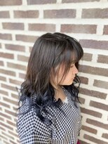 ヘア フィックス リュウ リゾート(hair fix RYU Resort) グラデーションカラー　ブルー