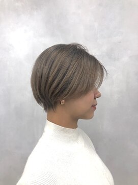 エイト ヘアサロン 渋谷本店(EIGHT) シアーブロンド_ハンサムショート_新田 廉_0103