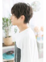 ミック ヘアアンドビューティー 大山店(miq  Hair&Beauty)&nbsp;センターパートの無造作ショートa