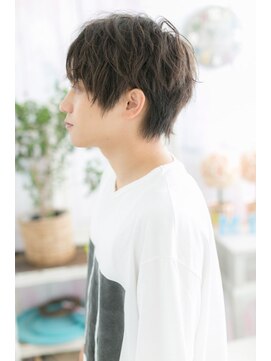 ミック ヘアアンドビューティー 大山店(miq Hair&Beauty) センターパートの無造作ショートa