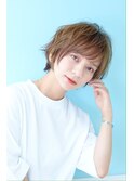 【flen】大人可愛い耳かけショート毛先パーマ