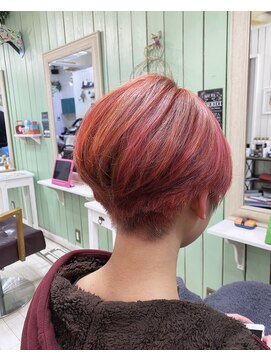 パワーオブヘアーセイカ(Power of Hair Seika) ピンクハイライト×ピンクオレンジ