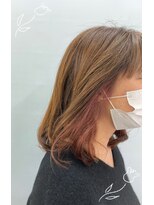 スリム(SLIM)&nbsp;インナーカラー×白髪染め