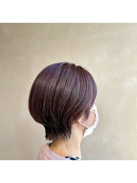 アパートメント オブ ソロン(The Apartment of Solon) 【Aya】白髪ぼかし×ショート×ピンクグレー