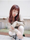 ベージュピンク　20代30代40代大人可愛い似合わせカット