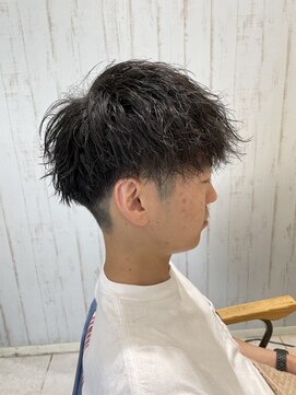 モエバイアリア(Moe by aria) 前回のパーマ履歴を活かしたマッシュヘア!