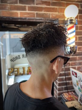 バレス 田町(BALES) スキンフェードツイストスペインカール<理容室>[メンズ]