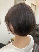 大人ショートボブ/30代/40代/50代