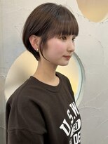 ヘアメイク シンズ レインボー(Hair Make SHIN'S RAINBOW)&nbsp;ショートボブ/大人巻き/ぷつっとボブ/ナチュラルモード/高松