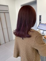 ローレンアオ(LOREN AO)&nbsp;ミルクティベージュオリーブダブルカラーラベンダー