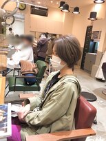 シャペウ駒込 ショート×ベージュ系カラー