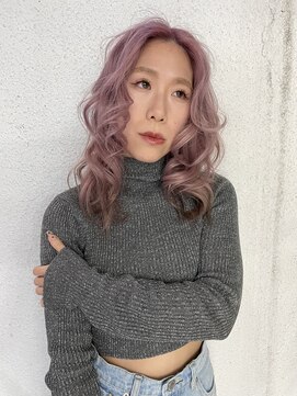 ヘン(hen) 【心斎橋hen】ローライト　ピンクヘアー