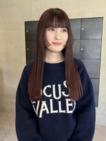 ヘアー アイス ルーチェ(HAIR ICI LUCE)&nbsp;髪質改善トリートメント透明感カラーラベンダーレッド/今枝