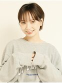 黒髪/グレーベージュ/レイヤーロング/前髪パーマ[新宿駅]