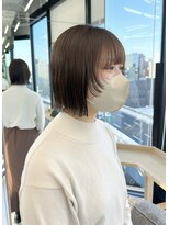 ビューナゴヤ 名駅(VIEW NAGOYA)&nbsp;魅力倍増カールシアーカラーショートヘアダークアッシュ