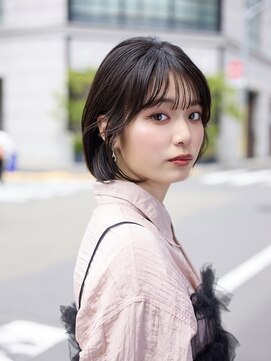 ルクスバイアフィナー(Luxo by Afinar) 【Luxo by Afinar/町田】シースルーバング×ひし形ボブ