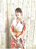 お祝い事のヘアーセットと振袖や袴の着付けは岡山表町のムーンへ
