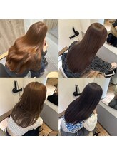 透明感に納得！ブリーチ無しダブルカラーで【あまり痛まず透明感カラーになれた】大人女性にオススメ！