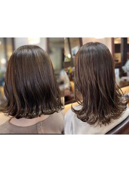 【岸和田駅徒歩3分】植物由来のナチュラルなカラー剤で髪に潤いを与えながら、艶感溢れる美髪に導く♪